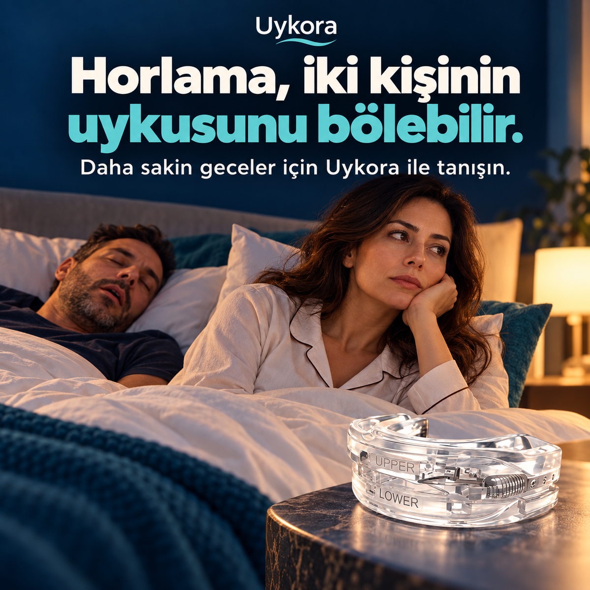 Uykora™ Ayarlanabilir Horlama Önleyici Ağızlık