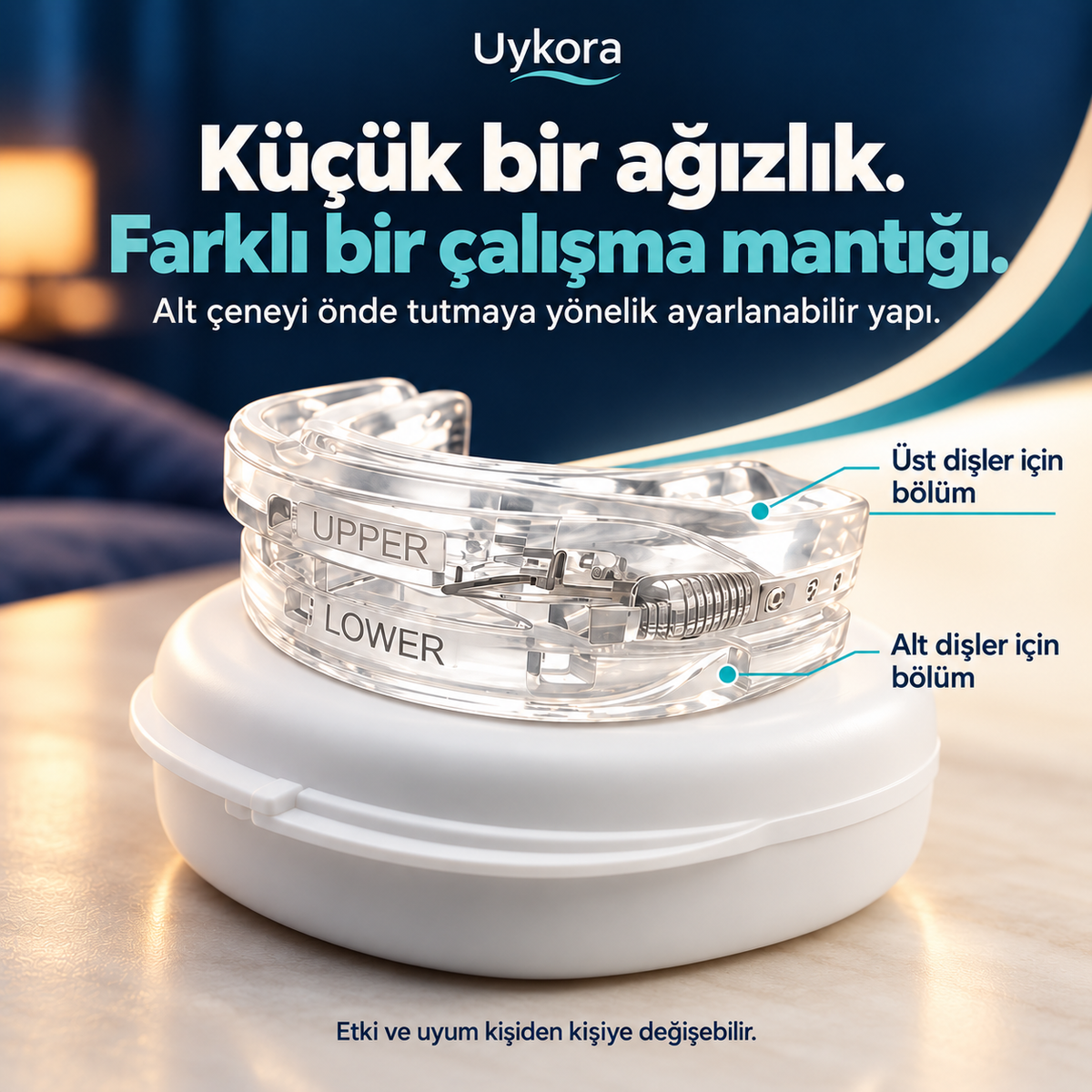Uykora™ Ayarlanabilir Horlama Önleyici Ağızlık