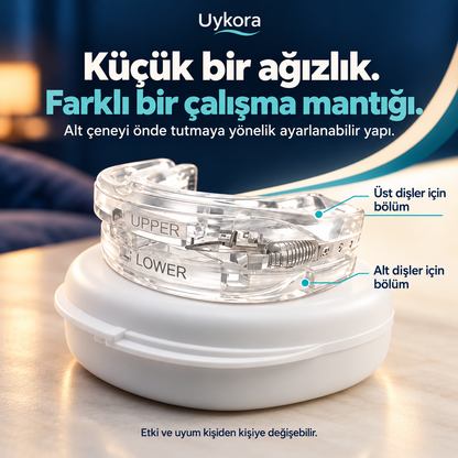 Uykora™ Ayarlanabilir Horlama Önleyici Ağızlık
