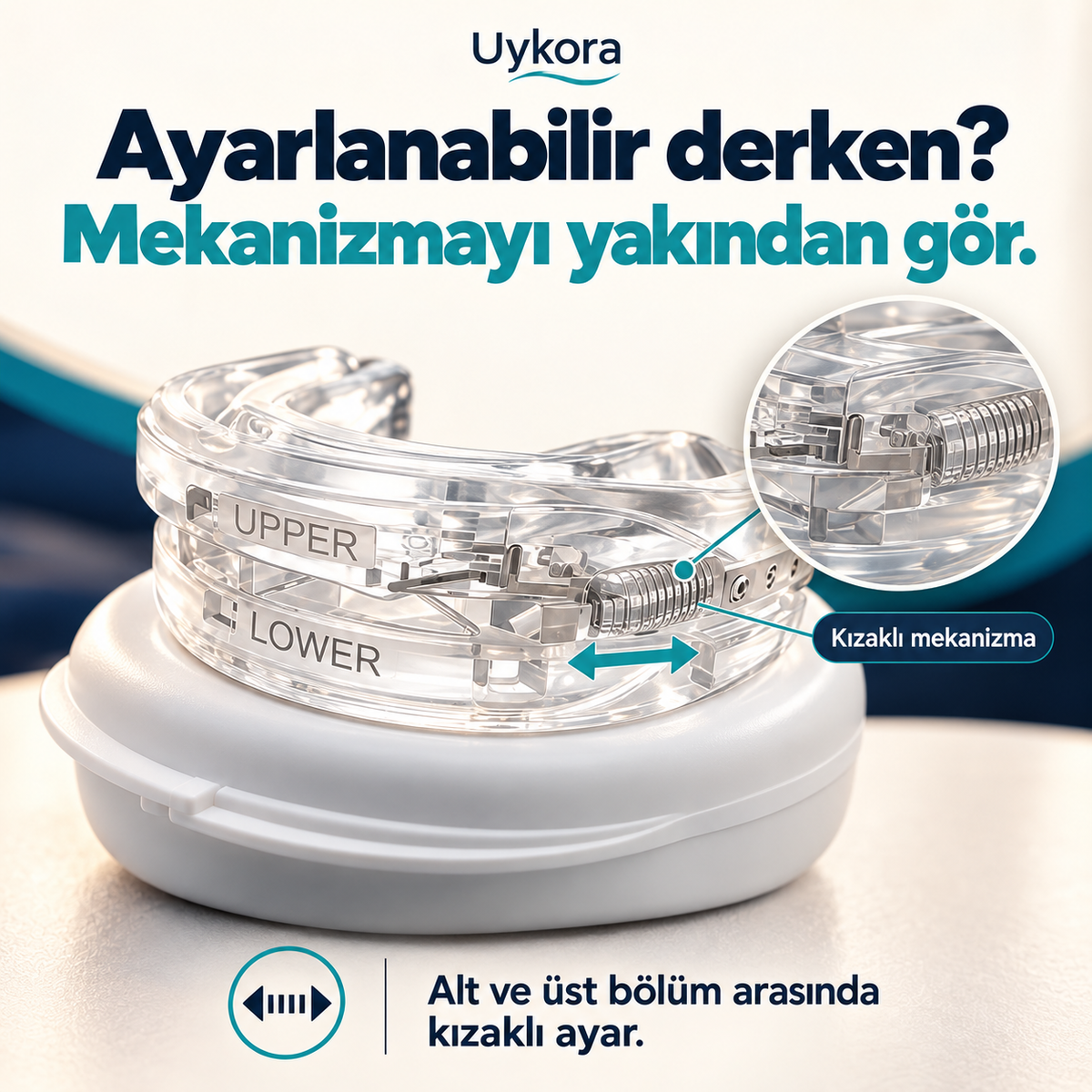 Uykora™ Ayarlanabilir Horlama Önleyici Ağızlık