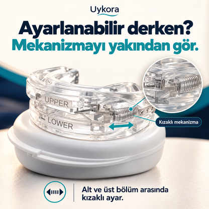 Uykora™ Ayarlanabilir Horlama Önleyici Ağızlık