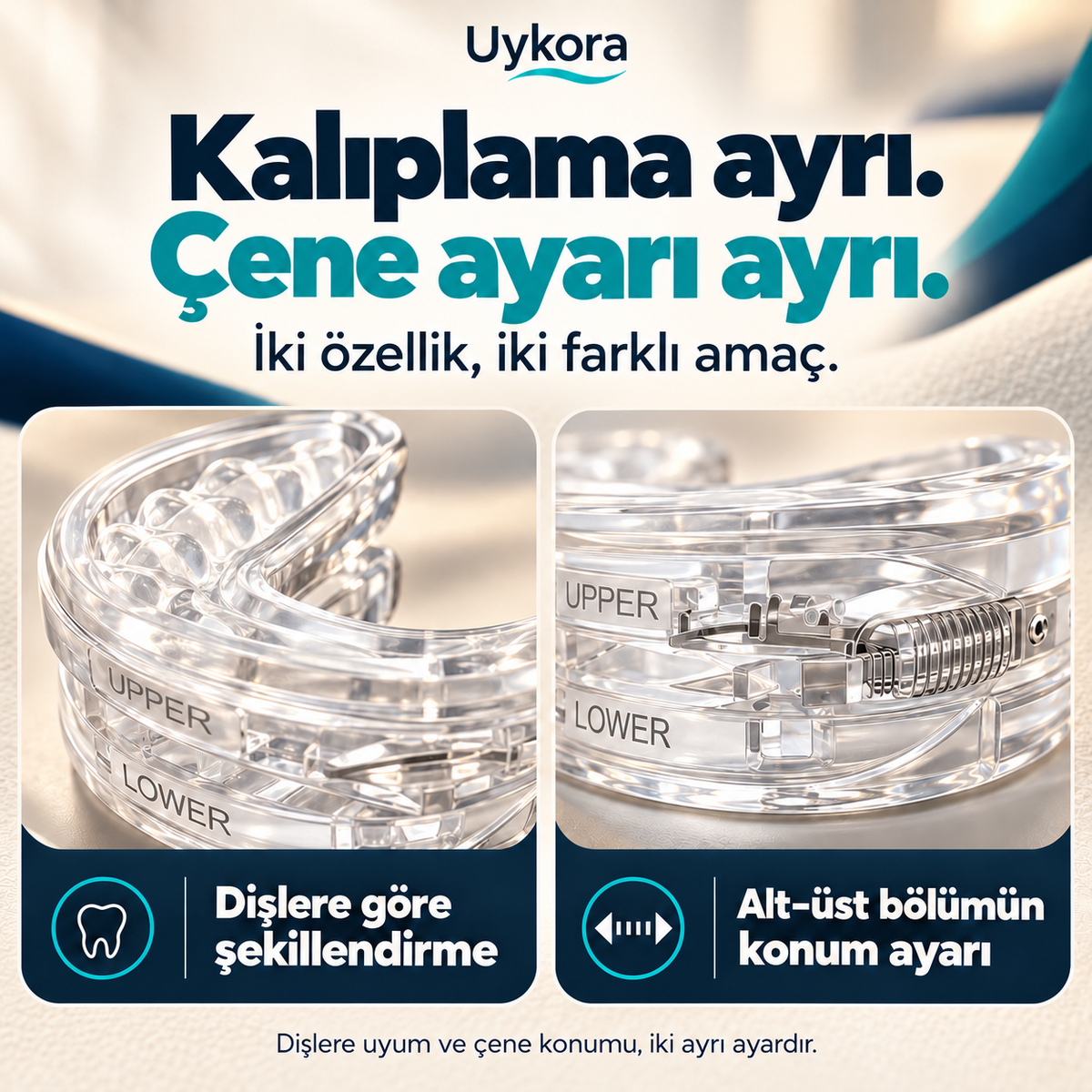 Uykora™ Ayarlanabilir Horlama Önleyici Ağızlık