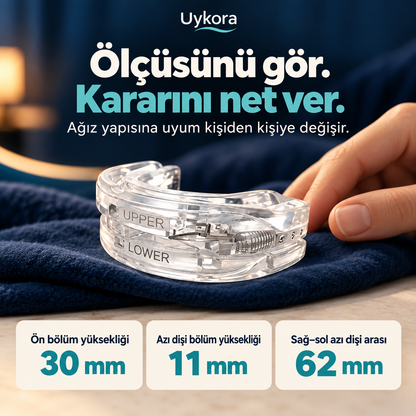 Uykora™ Ayarlanabilir Horlama Önleyici Ağızlık